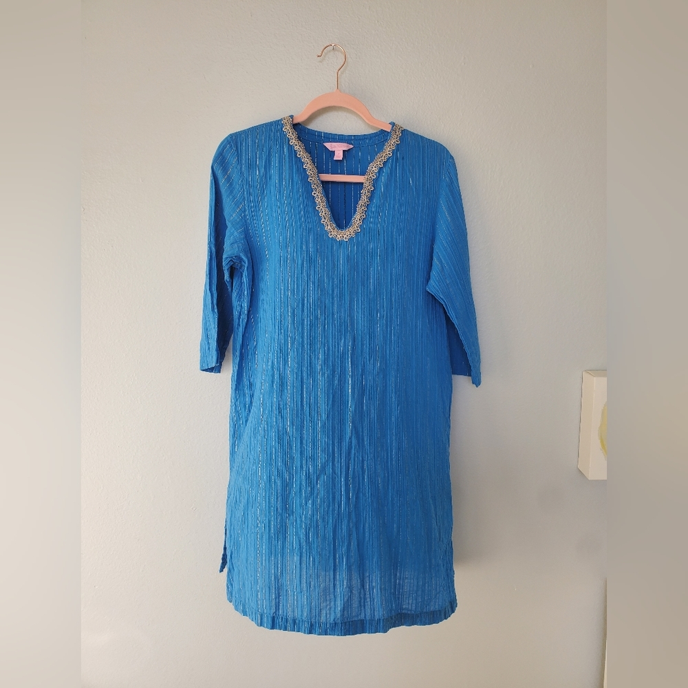 Lily Pulitzer blue tunic dress